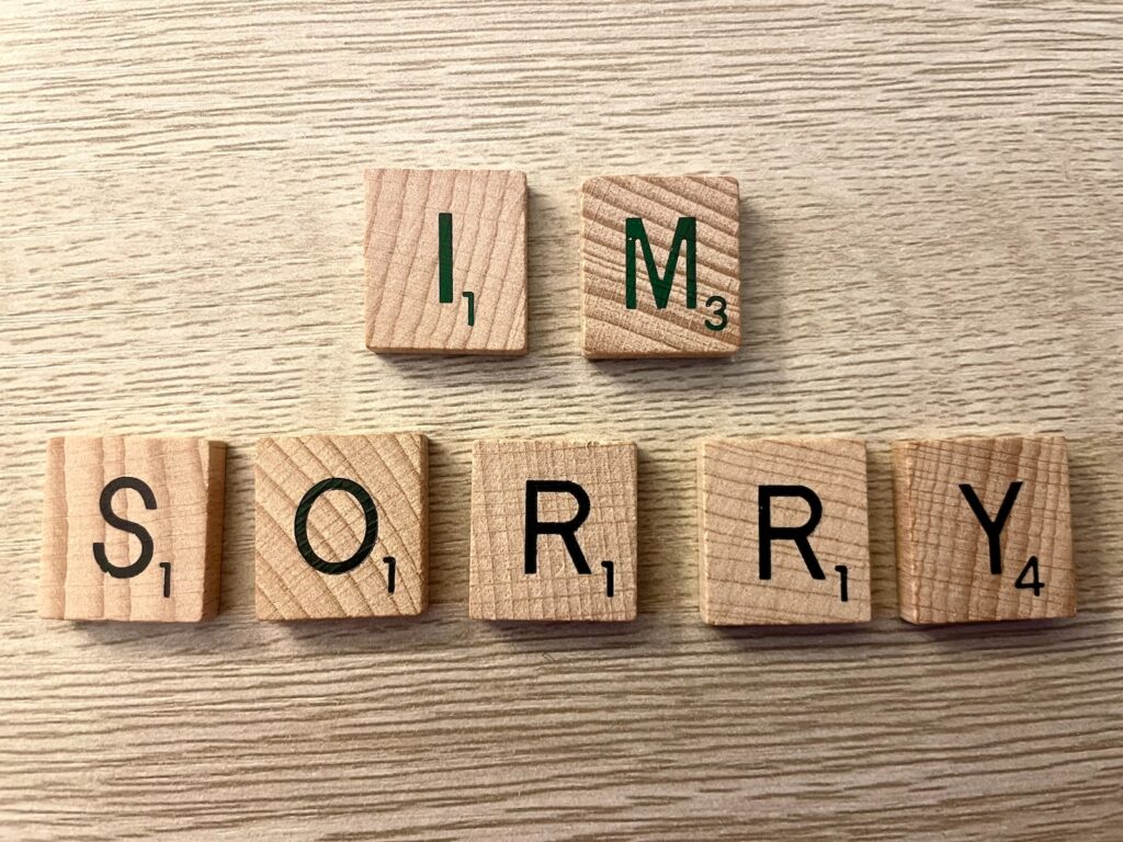 6 unique ways to say sorry